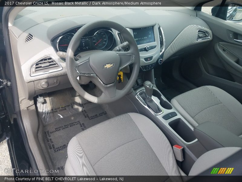 Mosaic Black Metallic / Dark Atmosphere/Medium Atmosphere 2017 Chevrolet Cruze LS