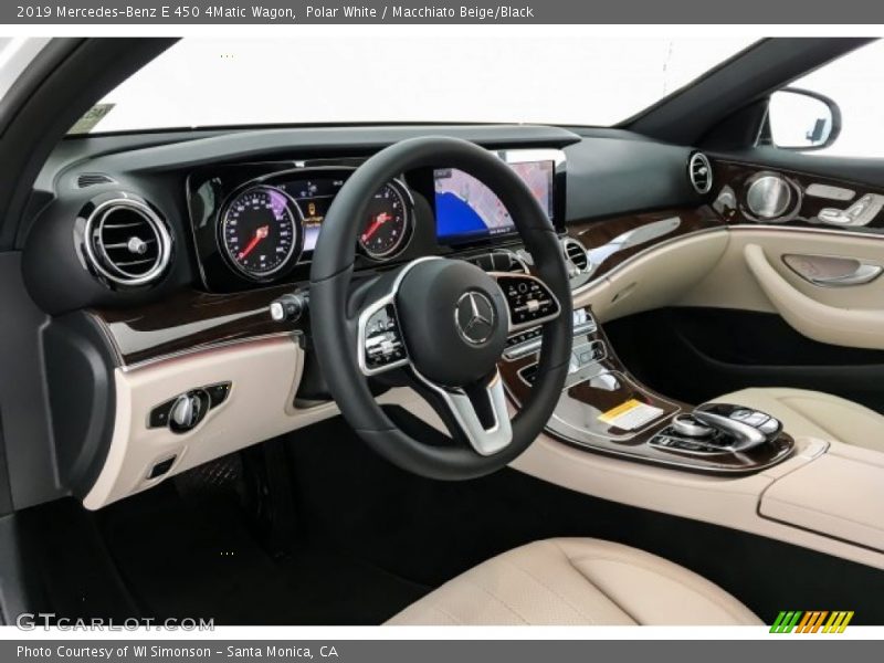 Polar White / Macchiato Beige/Black 2019 Mercedes-Benz E 450 4Matic Wagon