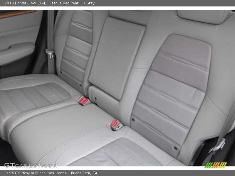 Basque Red Pearl II / Gray 2018 Honda CR-V EX-L