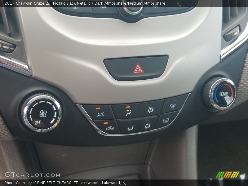 Mosaic Black Metallic / Dark Atmosphere/Medium Atmosphere 2017 Chevrolet Cruze LS
