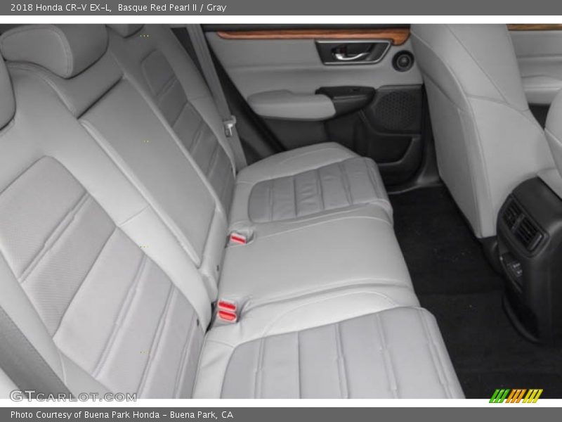 Basque Red Pearl II / Gray 2018 Honda CR-V EX-L