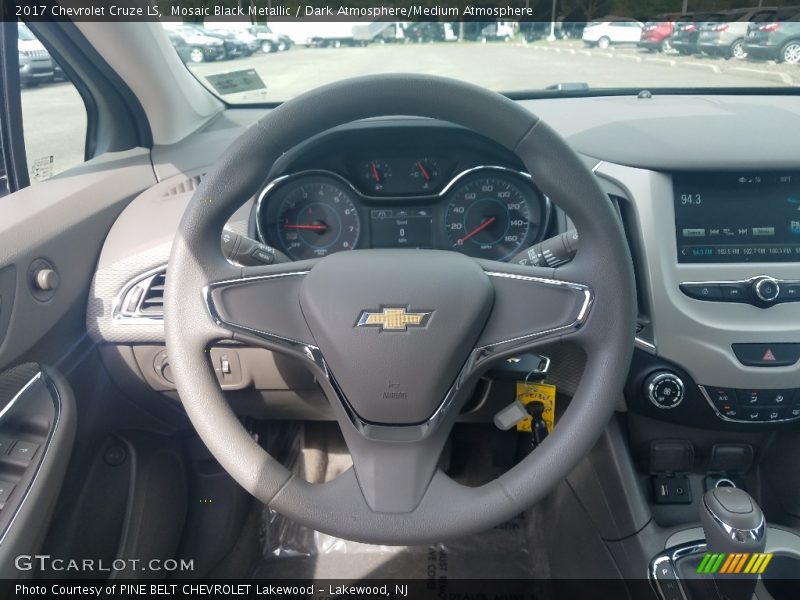 Mosaic Black Metallic / Dark Atmosphere/Medium Atmosphere 2017 Chevrolet Cruze LS