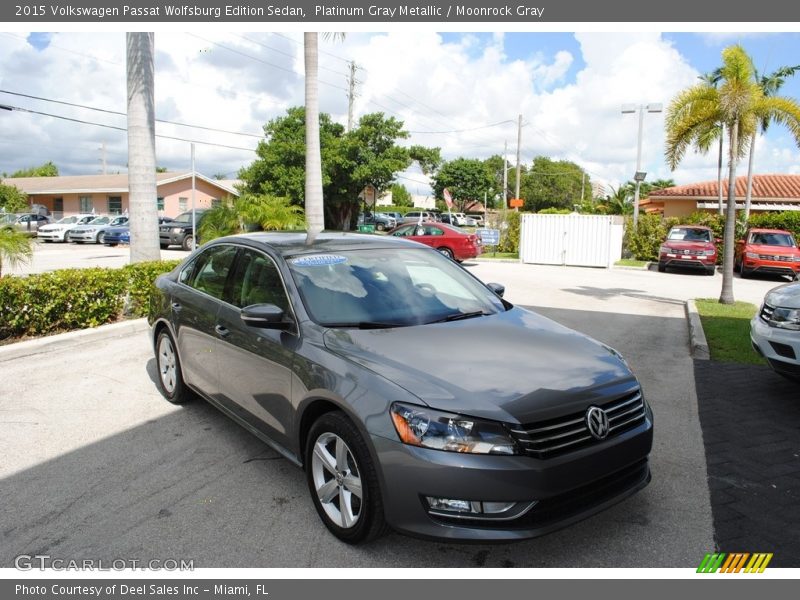 Platinum Gray Metallic / Moonrock Gray 2015 Volkswagen Passat Wolfsburg Edition Sedan