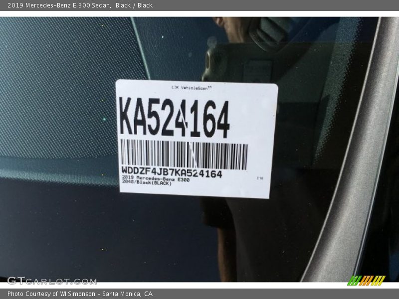 Black / Black 2019 Mercedes-Benz E 300 Sedan