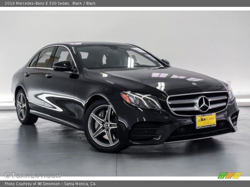 Black / Black 2019 Mercedes-Benz E 300 Sedan
