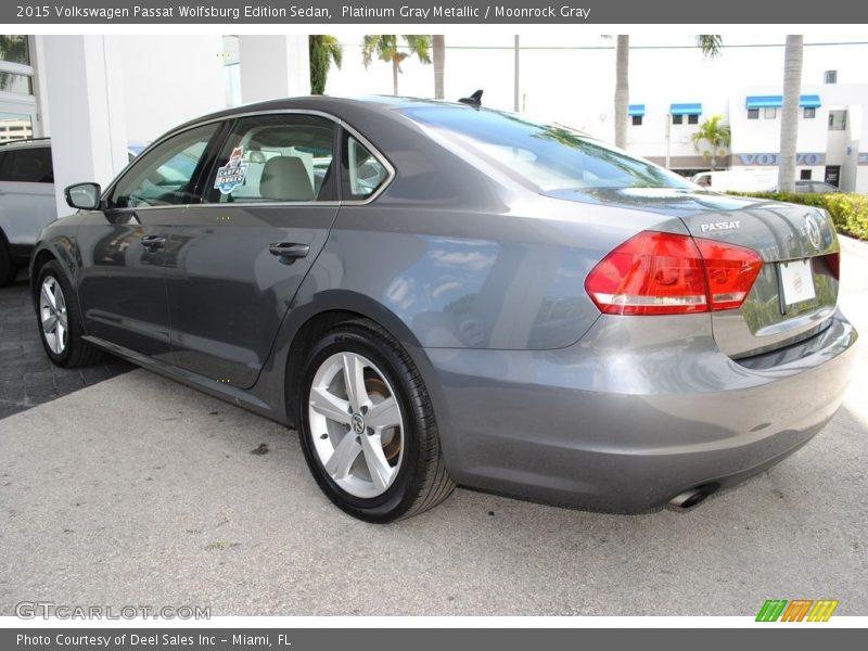 Platinum Gray Metallic / Moonrock Gray 2015 Volkswagen Passat Wolfsburg Edition Sedan