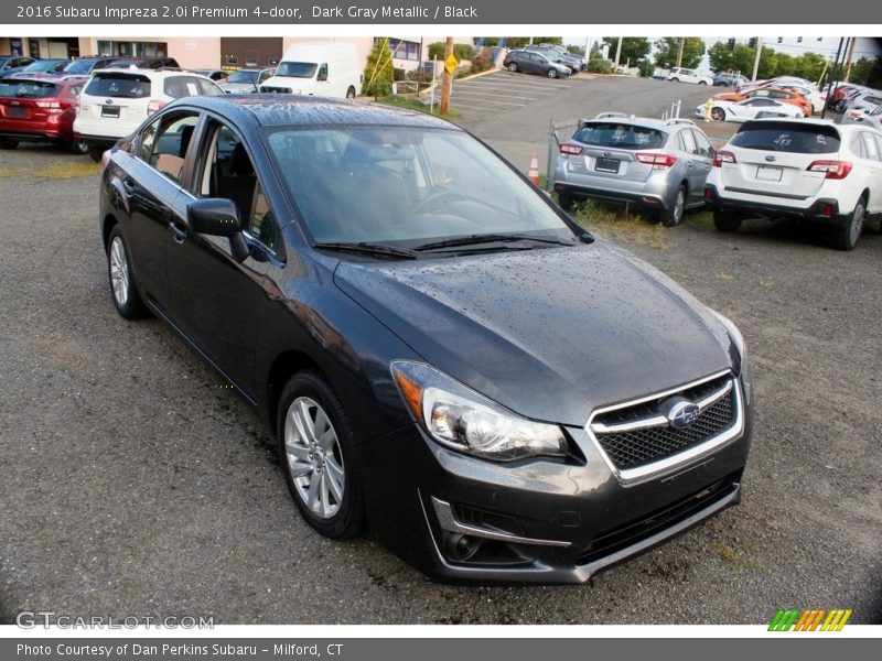 Dark Gray Metallic / Black 2016 Subaru Impreza 2.0i Premium 4-door