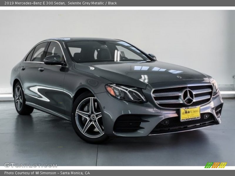 Selenite Grey Metallic / Black 2019 Mercedes-Benz E 300 Sedan