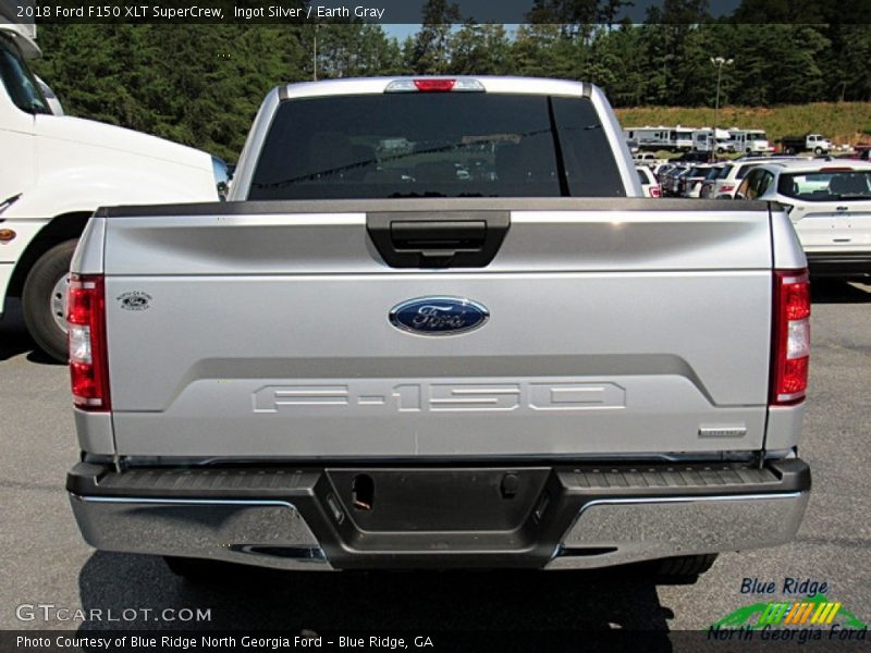 Ingot Silver / Earth Gray 2018 Ford F150 XLT SuperCrew