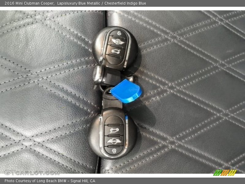 Lapisluxury Blue Metallic / Chesterfield Indigo Blue 2016 Mini Clubman Cooper