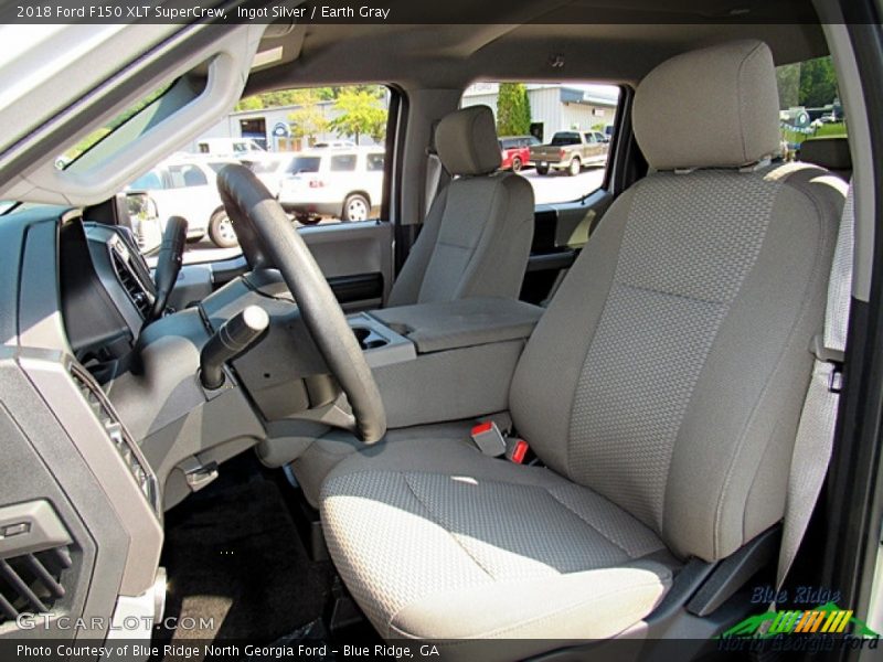 Ingot Silver / Earth Gray 2018 Ford F150 XLT SuperCrew