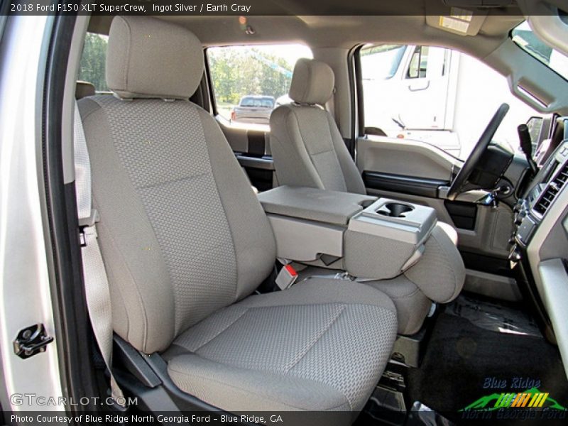 Ingot Silver / Earth Gray 2018 Ford F150 XLT SuperCrew