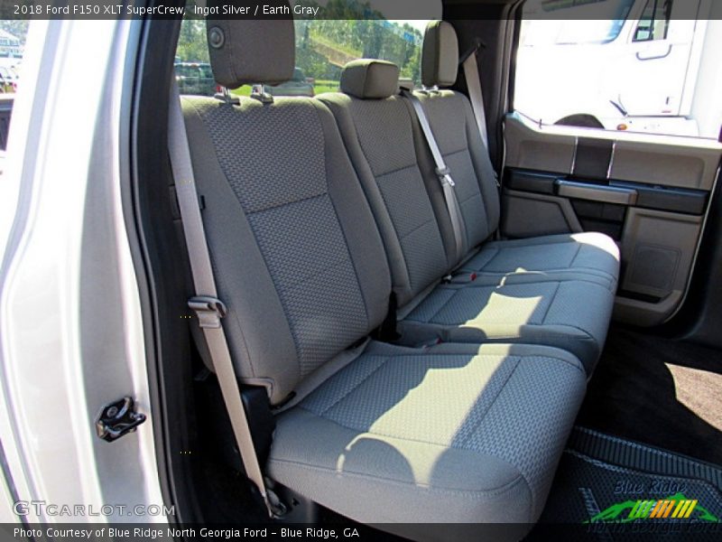 Ingot Silver / Earth Gray 2018 Ford F150 XLT SuperCrew
