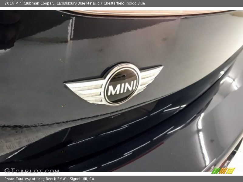 Lapisluxury Blue Metallic / Chesterfield Indigo Blue 2016 Mini Clubman Cooper