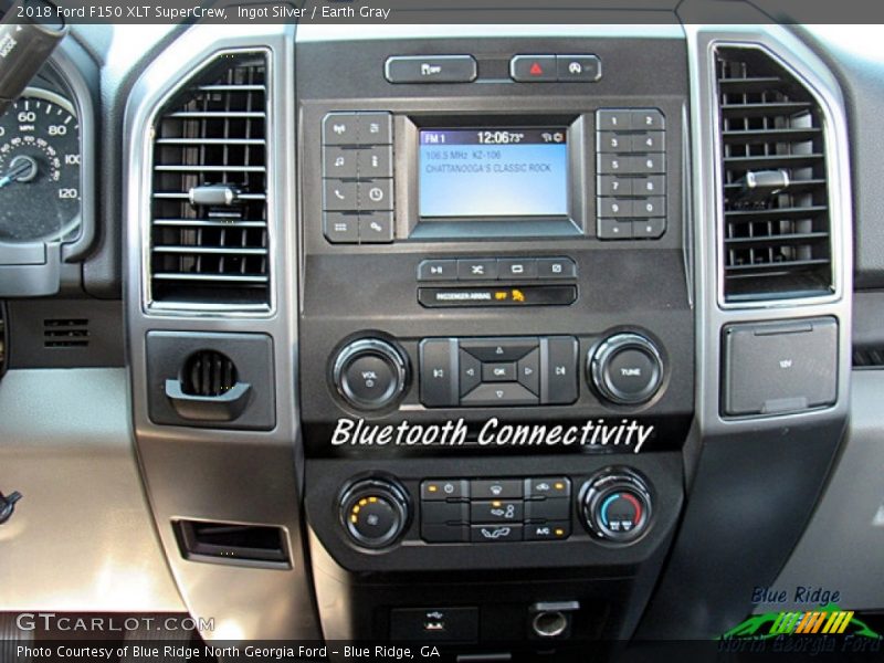 Ingot Silver / Earth Gray 2018 Ford F150 XLT SuperCrew