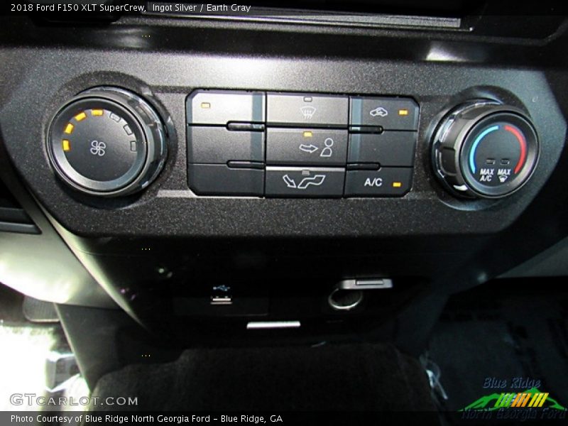 Ingot Silver / Earth Gray 2018 Ford F150 XLT SuperCrew