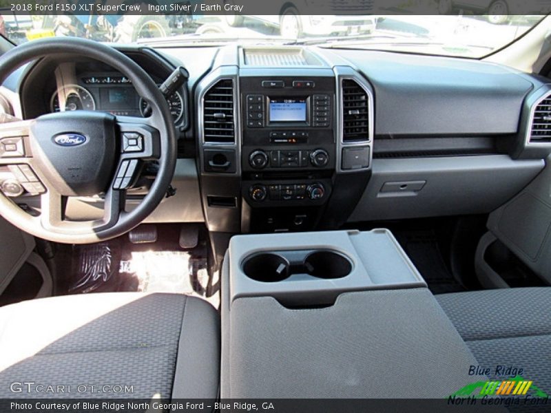 Ingot Silver / Earth Gray 2018 Ford F150 XLT SuperCrew