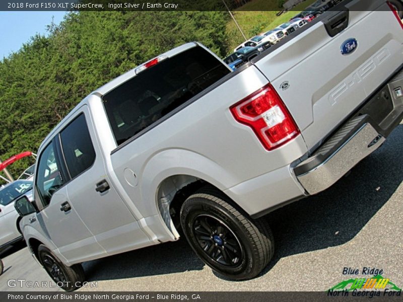 Ingot Silver / Earth Gray 2018 Ford F150 XLT SuperCrew