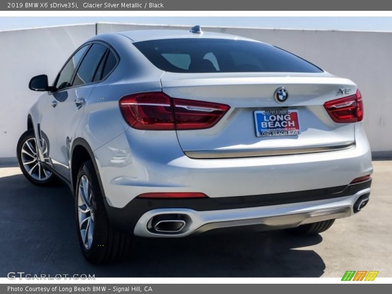 Glacier Silver Metallic / Black 2019 BMW X6 sDrive35i