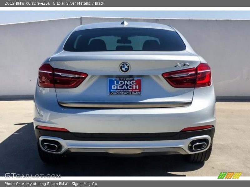 Glacier Silver Metallic / Black 2019 BMW X6 sDrive35i