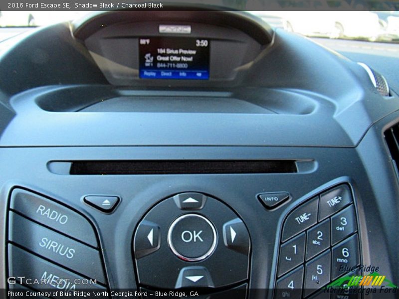 Shadow Black / Charcoal Black 2016 Ford Escape SE