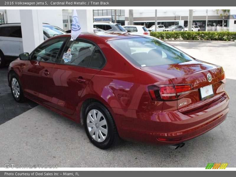 Cardinal Red Metallic / Titan Black 2016 Volkswagen Jetta S