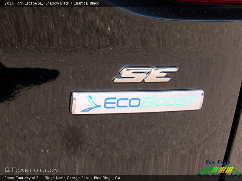 Shadow Black / Charcoal Black 2016 Ford Escape SE
