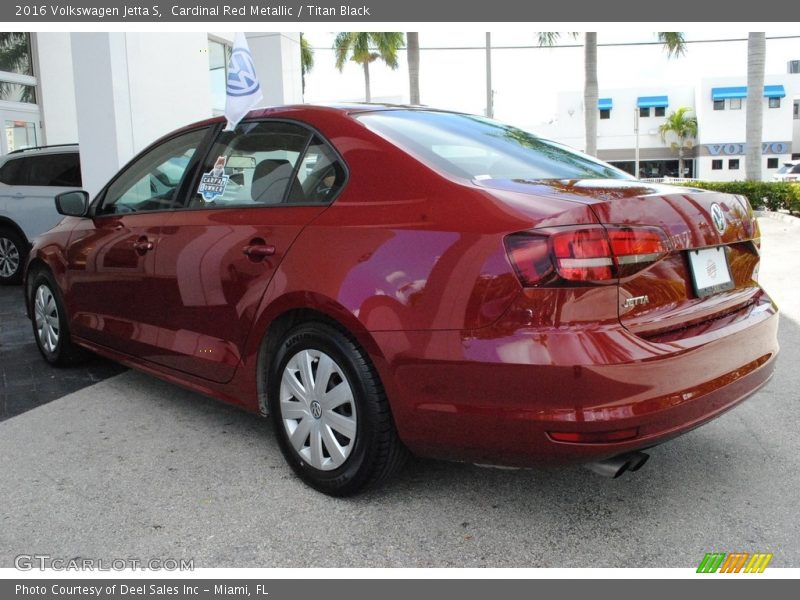 Cardinal Red Metallic / Titan Black 2016 Volkswagen Jetta S