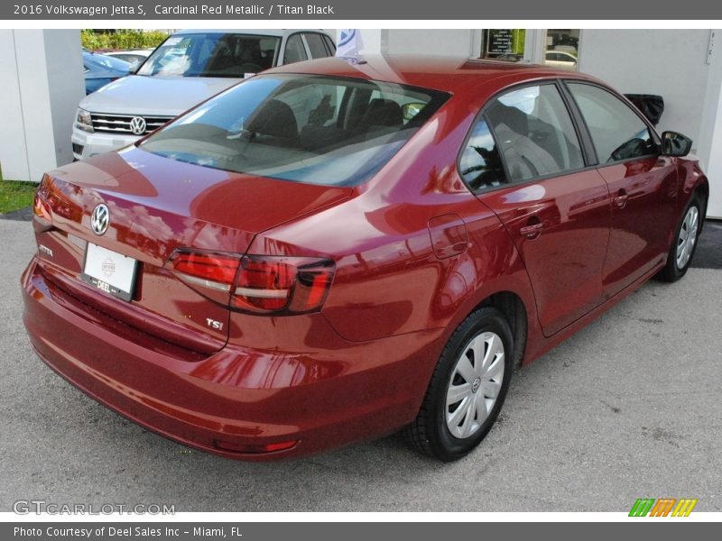 Cardinal Red Metallic / Titan Black 2016 Volkswagen Jetta S