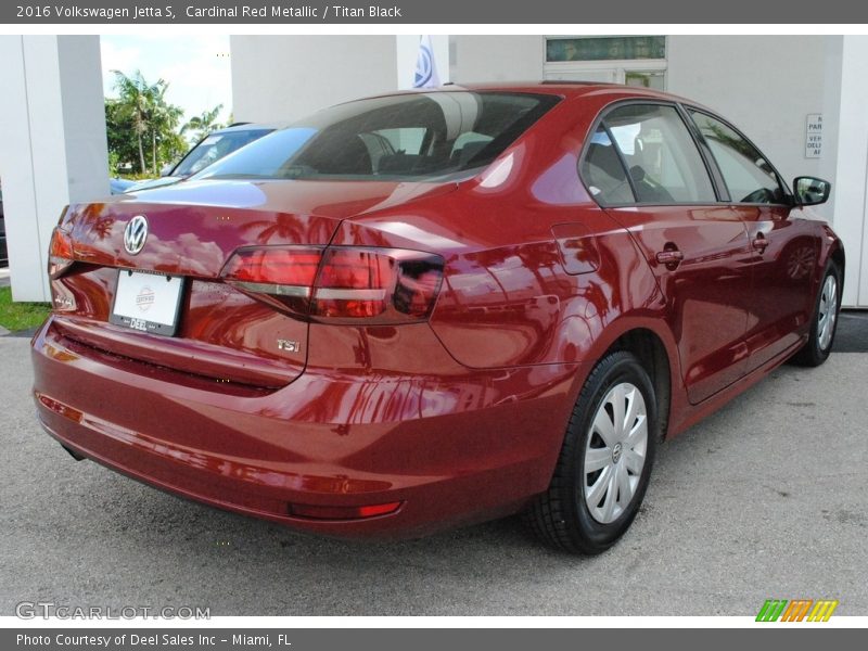 Cardinal Red Metallic / Titan Black 2016 Volkswagen Jetta S