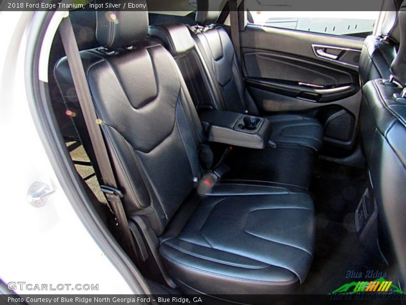 Ingot Silver / Ebony 2018 Ford Edge Titanium