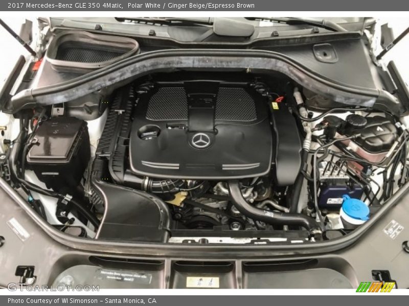 Polar White / Ginger Beige/Espresso Brown 2017 Mercedes-Benz GLE 350 4Matic