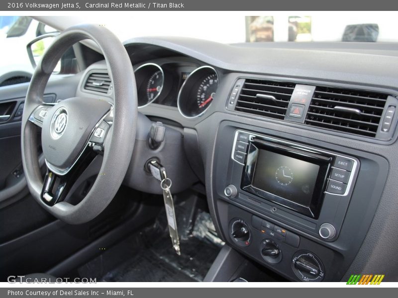 Cardinal Red Metallic / Titan Black 2016 Volkswagen Jetta S