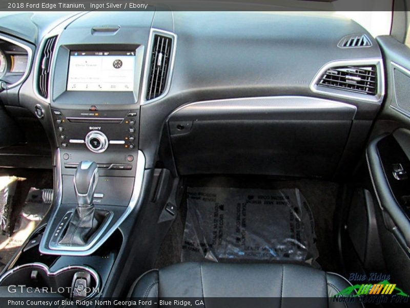 Ingot Silver / Ebony 2018 Ford Edge Titanium