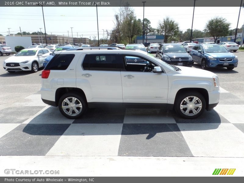 White Frost Tricoat / Jet Black 2016 GMC Terrain SLT AWD