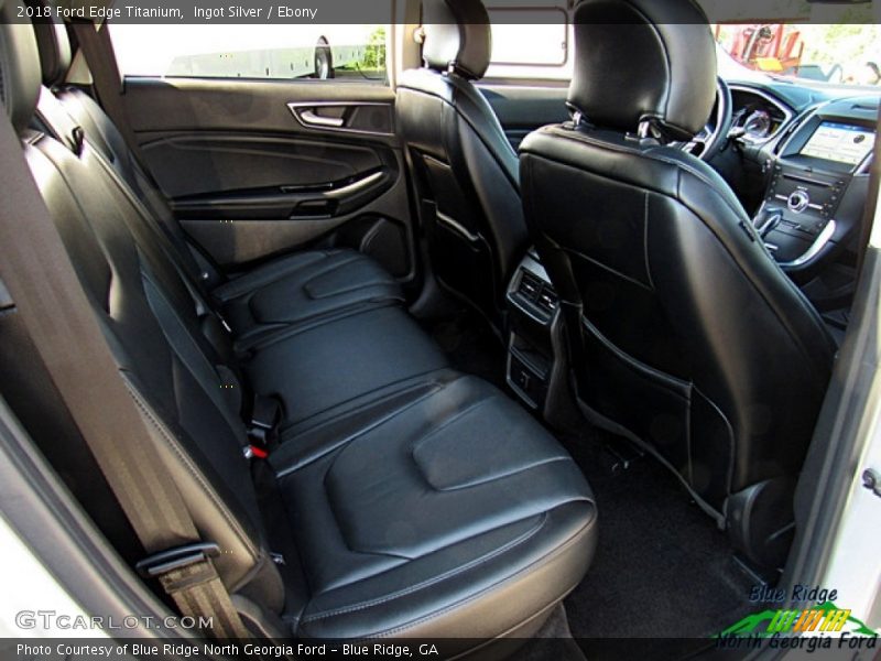 Ingot Silver / Ebony 2018 Ford Edge Titanium