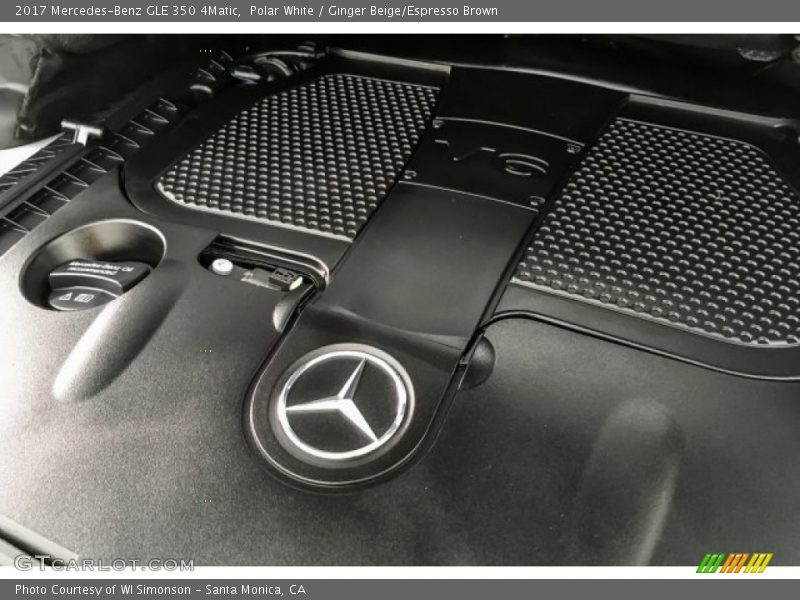 Polar White / Ginger Beige/Espresso Brown 2017 Mercedes-Benz GLE 350 4Matic