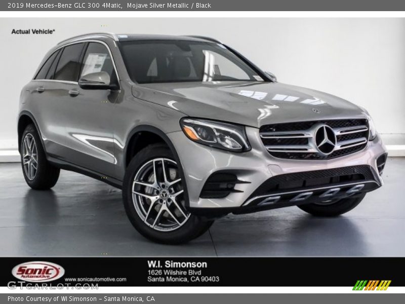 Mojave Silver Metallic / Black 2019 Mercedes-Benz GLC 300 4Matic