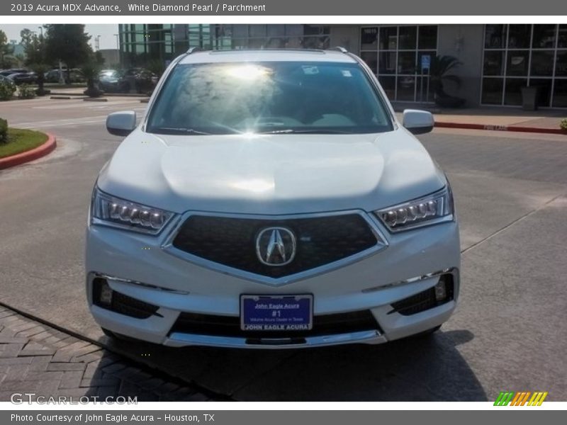 White Diamond Pearl / Parchment 2019 Acura MDX Advance