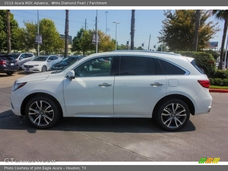 White Diamond Pearl / Parchment 2019 Acura MDX Advance