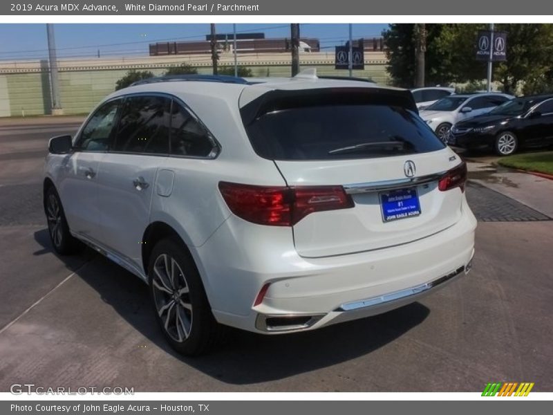White Diamond Pearl / Parchment 2019 Acura MDX Advance