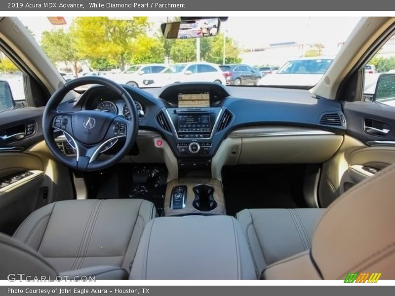 White Diamond Pearl / Parchment 2019 Acura MDX Advance