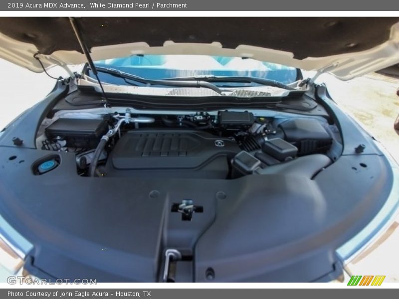 White Diamond Pearl / Parchment 2019 Acura MDX Advance