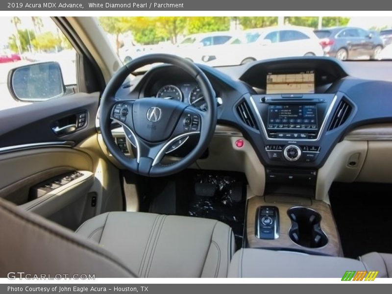 White Diamond Pearl / Parchment 2019 Acura MDX Advance