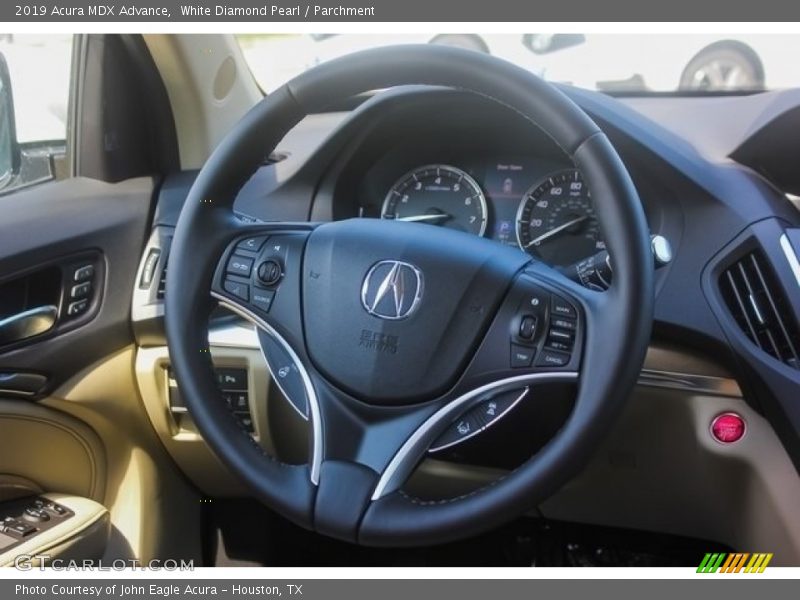 White Diamond Pearl / Parchment 2019 Acura MDX Advance