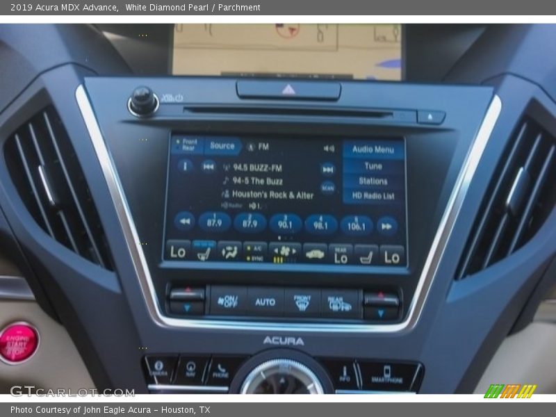 White Diamond Pearl / Parchment 2019 Acura MDX Advance
