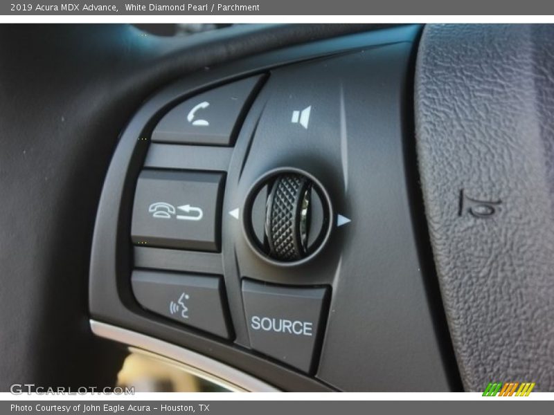 White Diamond Pearl / Parchment 2019 Acura MDX Advance
