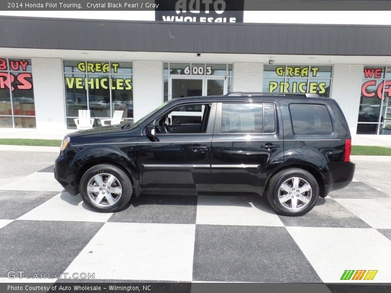 Crystal Black Pearl / Gray 2014 Honda Pilot Touring