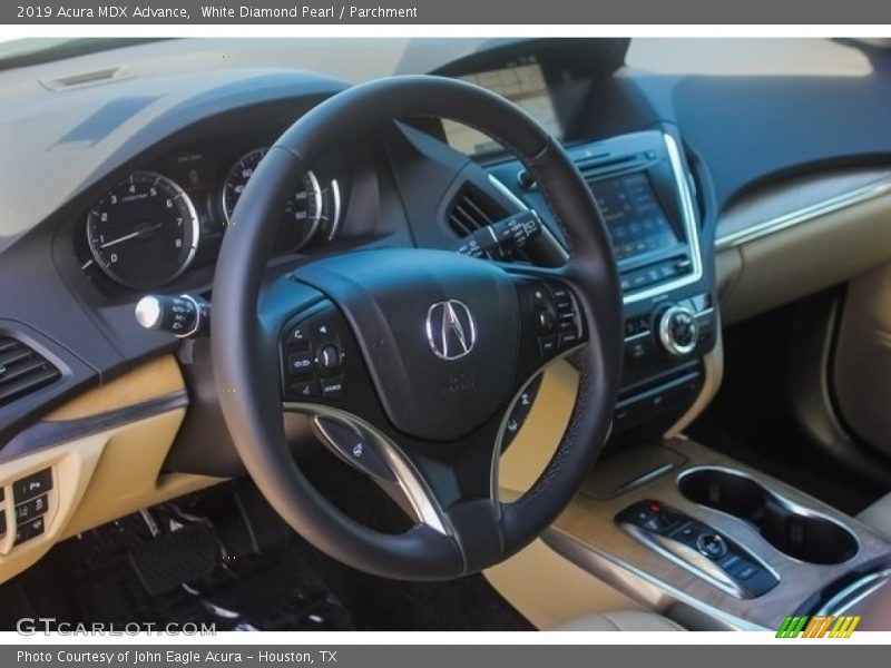 White Diamond Pearl / Parchment 2019 Acura MDX Advance