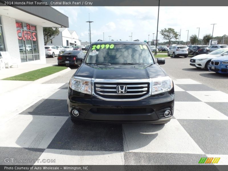 Crystal Black Pearl / Gray 2014 Honda Pilot Touring